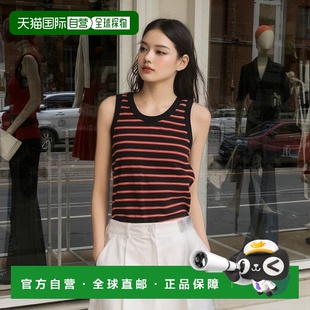 Bold Rib Stripe Sleeveless_深蓝 韩国直邮ANEDIT Daily 단독