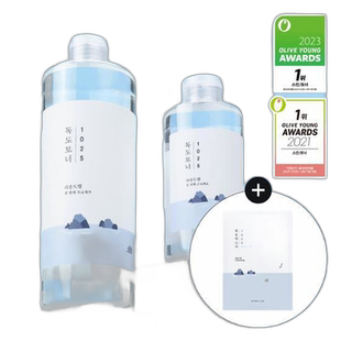 韩国直邮OLIVE YOUNG专享 Roundlab 独岛爽肤水套盒爽肤水50正品