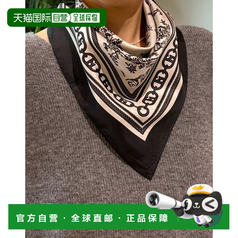 韩国直邮HAZZYS WOMEN ACC 女士丝巾HISC4E300BK时尚高级感正品