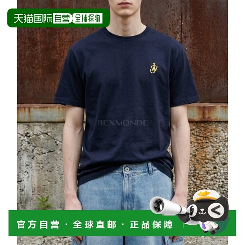 韩国直邮JW ANDERSON 锚刺绣 T 恤 (JT0257-PG1510-898)高档舒适