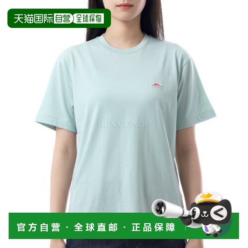 韩国直邮DANTON 短袖内衬T恤 纯色 (DTC0195-CVT 冰绿色)新款内搭