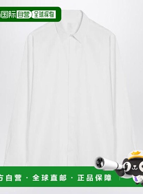 韩国直邮GIVENCHY24FW长袖衬衫男BM60PQ15JT P GIV 100WHITE男装