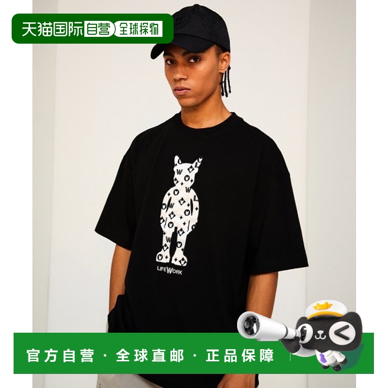 韩国直邮LIFEWORK 公用男士T恤LW232TS419新款