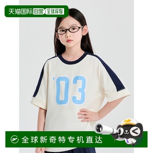 KIDS 童装 韩国直邮MLB 男士 50CRD T恤 7ATSV0353