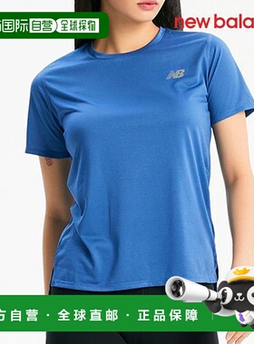 韩国直邮NEW BALANCE 短袖T恤 U6 NBNEE2P222 50 WOMEN Running T