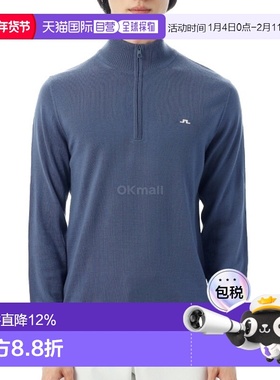 韩国直邮J.LINDEBERG Kian 拉链毛衣 (GMKW12908-O319) 针织衫/背