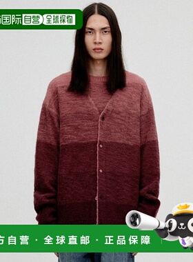 韩国直邮VIVASTUDIO 男士开衫MOHAIR GRADATION CARDIGAN [BURGUN