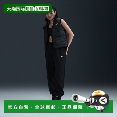 韩国直邮Nike  Sportswear Phoenix Fleece 高腰纯色加绒时尚系带
