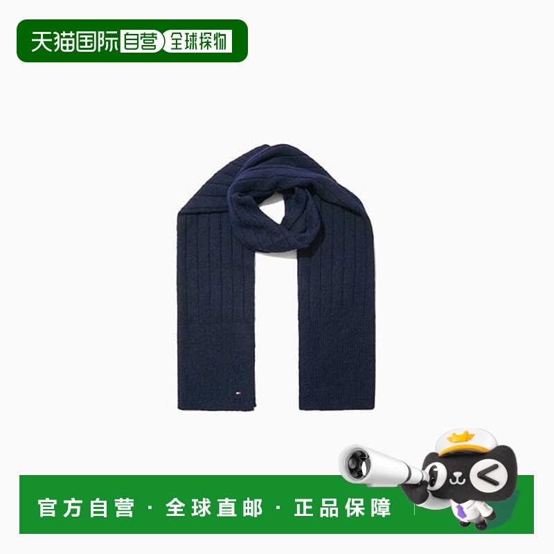 韩国直邮TOMMY HILFIGER 国旗消声器针织围巾 T22F7AMF051WT1DW6