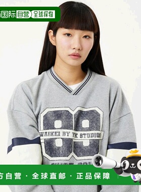 韩国直邮WAIKEI韩国小众设计师狗狗图案时尚日常卫衣YK23SSTS08