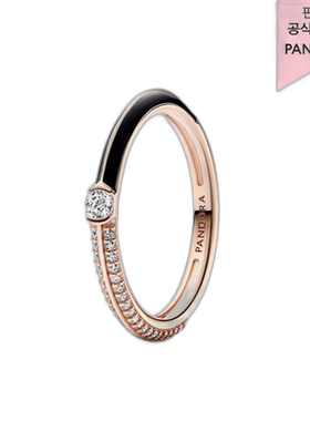 韩国直邮PANDORA潘多拉正品时尚精致女士饰品戒指182528C01镀金