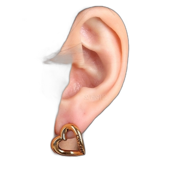 韩国直邮VERSACE 心形耳环 (1014310 1A00620 3J000) 珠宝范思哲