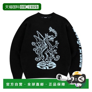 KNIT 韩国直邮MAHAGRID FIREDRAKE 男针织MG2EFMK603ABK SWEA 男士