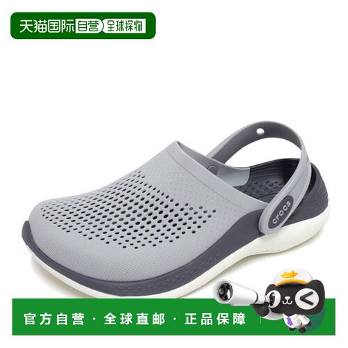 韩国直邮crocs Crocs LiteRide 360 男式女式木屐凉鞋 浅灰色 206
