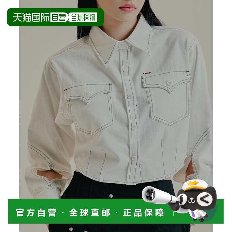 韩国直邮ROMANTIC CROWN 浪漫皇冠个性ins男衬衫公用23RCFWTSHF00