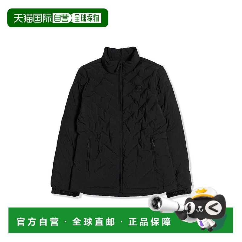 韩国直邮EIDER [商家] [Eider] POP轻型格子管羽绒服（黑色）（DW