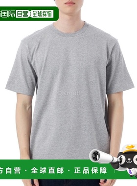 韩国直邮AURALEE 光泽褶饰 T 恤上衣 灰色 (A00P02GT)