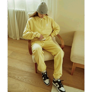 韩国直邮WAIKEI韩国小众设计师狗狗图案时尚日常裤子YK21STPT05