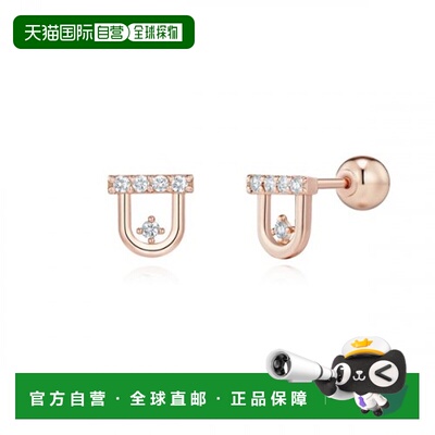 韩国直邮STONEHENGE 女士耳钉 SAG-22B44M-S4RCG00 14k 单只配饰