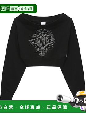 韩国直邮GOTTER GALLERY 公用卫衣 GT25WSTP01BK OFF SHOULDER SW