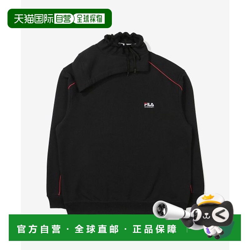 韩国直邮FILA 男士连帽衫1100FS2POE1Y03XBLK