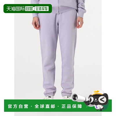 韩国直邮GOALSTUDIO [코엑스몰]極靜纖細貼花慢跑褲-薰衣草色卫裤