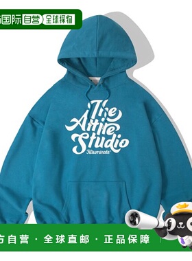 韩国直邮FILLUMINATE 公用连帽衫Overfit Attire Logo Hoodie Ove
