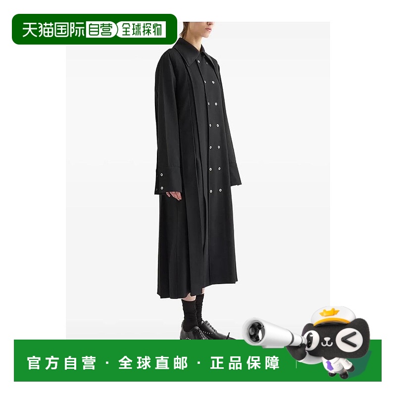 韩国直邮JIL Sander 25 FW Jil Sander 双排扣大衣 J03CT0566J400