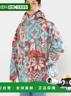 韩国直邮Engineered Garments Atlantic派克大衣蓝色棉质伊斯兰瓷