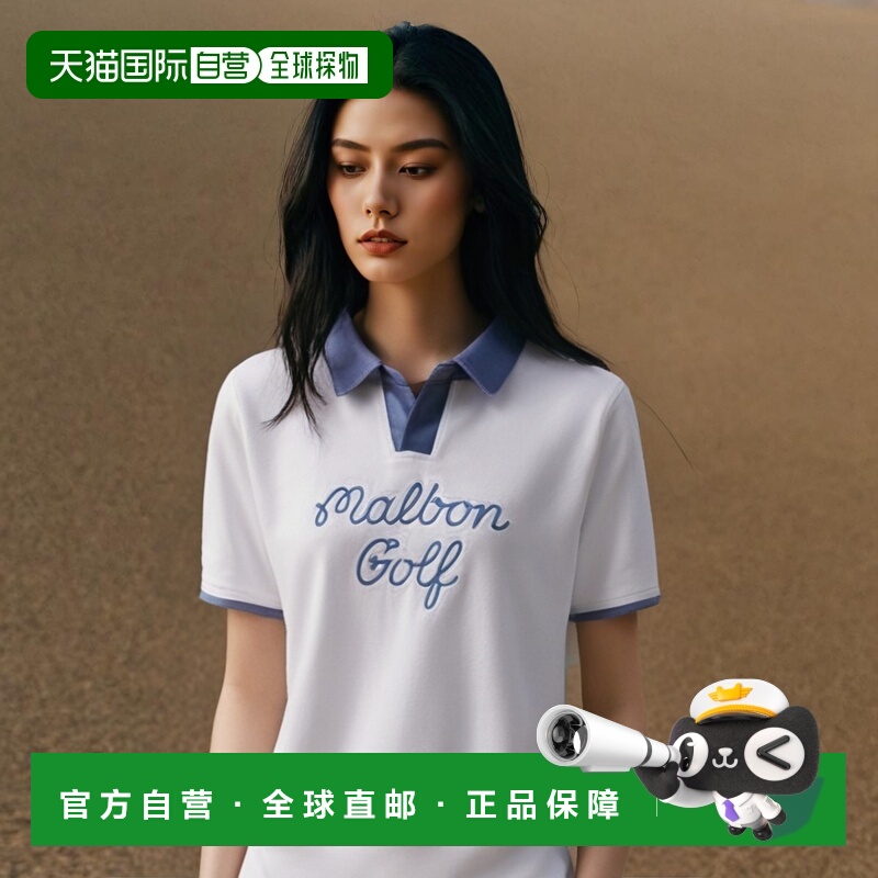 韩国直邮MALBON GOLF 女装T恤M4122PTS16OWT潮流穿搭时尚高级感
