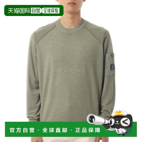 韩国直邮CP COMPANY 美利奴羊毛圆领毛衣（21CMKN046A 003247F 35