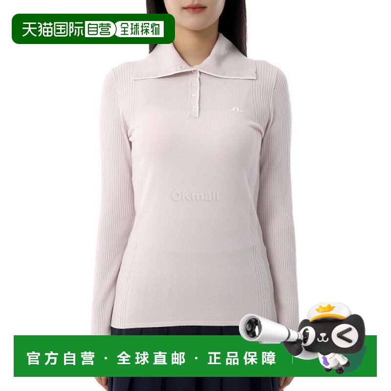 韩国直邮J.LINDEBERG Leonie针织衬衫（GWKW12898-U045） V领针织