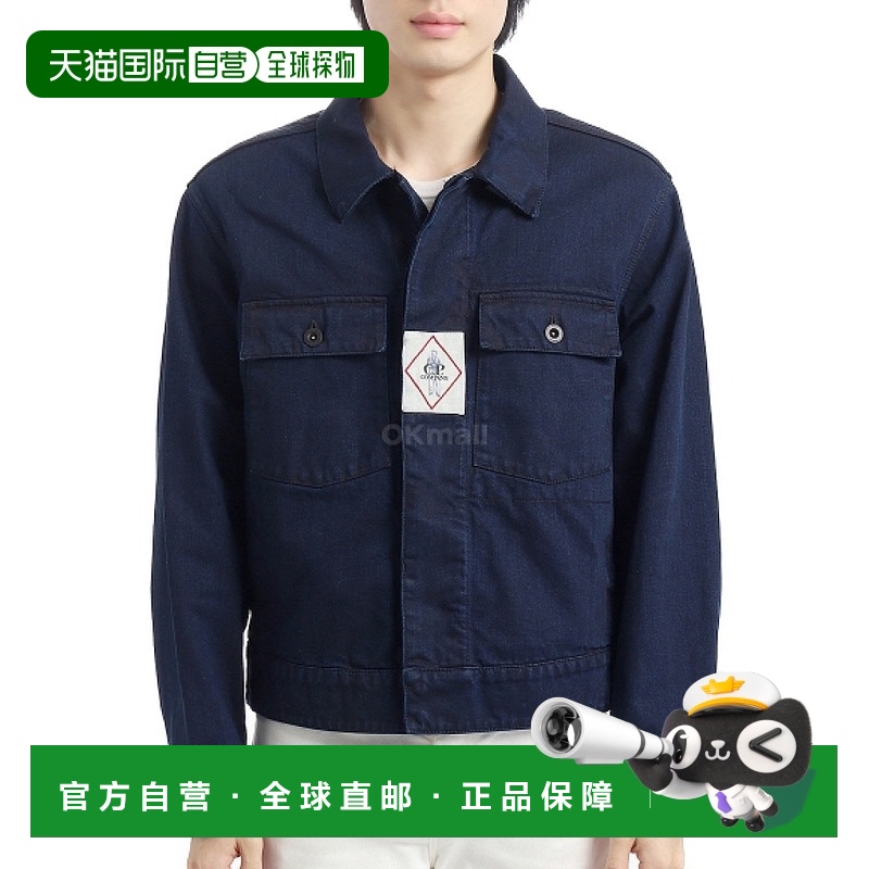 韩国直邮CP COMPANY 3/4 镀层牛仔短夹克 (19CMOW147A 110466W D0
