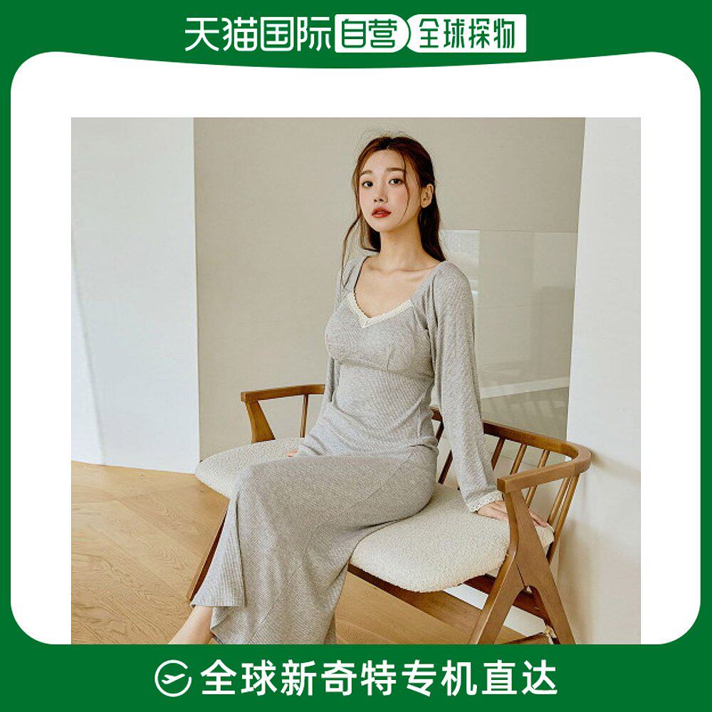 韩国直邮[cubica] [cubica] Vertical Ribbed Span Long One Piec高性价比高么？