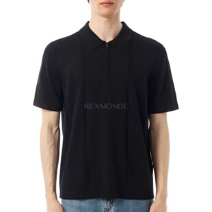 Zip Structure Remy Polo FMKW15270 Knit 韩国直邮J.LINDEBERG