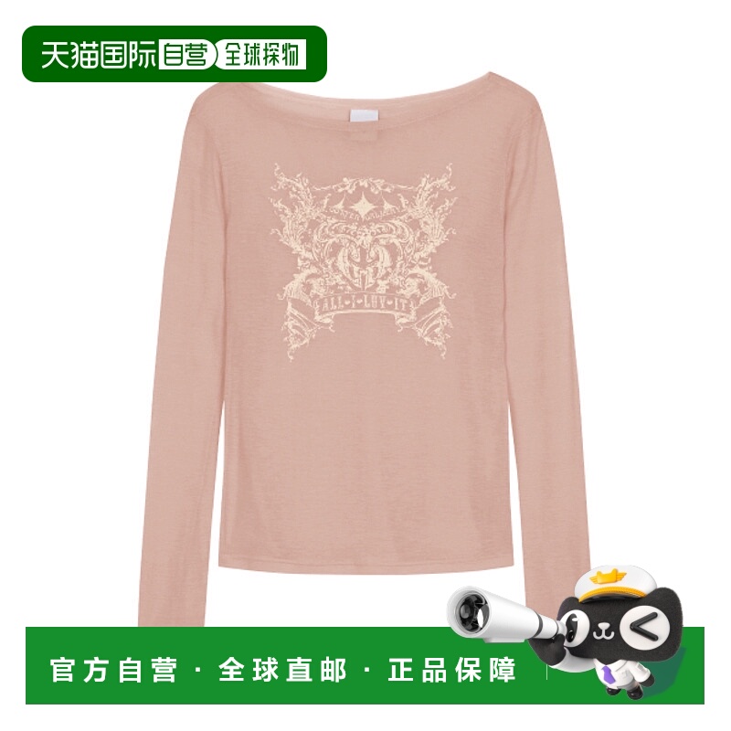 韩国直邮GOTTER GALLERY 女士女装T恤 GT25WSTP03PK GRAPHIC SHEER