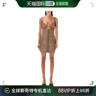 韩国直邮VERSACE23FW中长连衣裙女23A10112331A03315 2N740BROWN