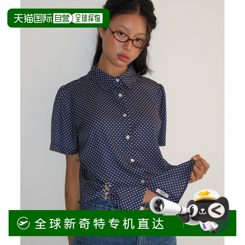 1h可退 韩国直邮ronron  衬衫新款短袖