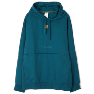 韩国直邮NIKE M NKCT DF FLC HERITAGE绿色拉链连帽衫DA5711-381