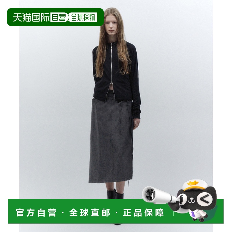 韩国直邮INSILENCE女款街头复古酷帅时髦设计师新款半身裙IW2D2SK