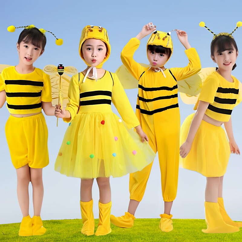 儿童动物演出服小蜜蜂舞蹈服