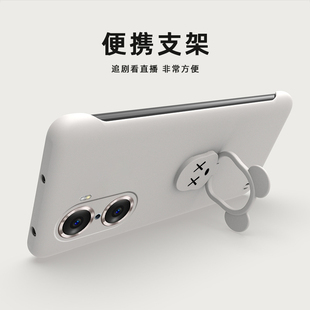 适用荣耀60手机壳60pro无边框60se熊头支架50新品50pro个性50se简约全包创意潮牌防摔保护壳硬壳防滑外壳男款