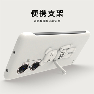 适用荣耀60手机壳60pro无边框60se熊支架50耐用50pro防滑50se裸机手感硬壳防摔轻薄经典潮牌简约个性新品男款