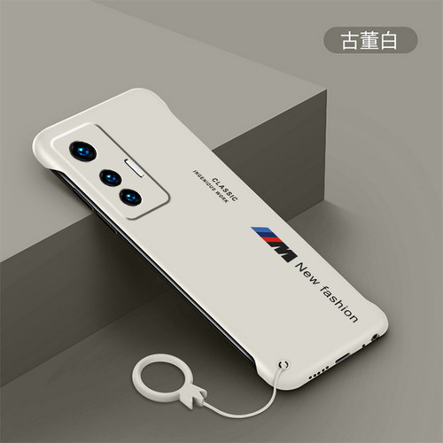 vivox70手机壳x70pro保护套超薄磨砂无边框M标英文x70pro+新品半包防摔男女手机套PRO网红保护硬壳 - 封面