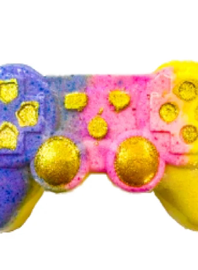 游戏机手柄造型泡澡浴球-草莓味道