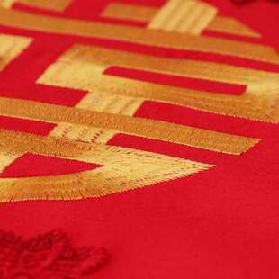 电视柜桌布桌旗红色结婚婚礼装饰喜庆餐桌布中式喜字订婚长条桌布