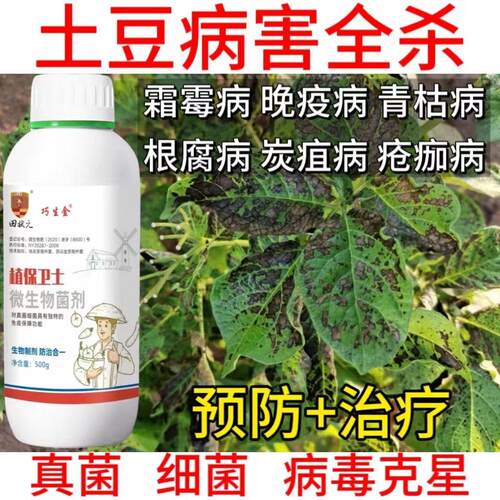 土豆病害药土豆病专用土豆菌剂立枯病菌核病霜霉病褐斑病根腐病