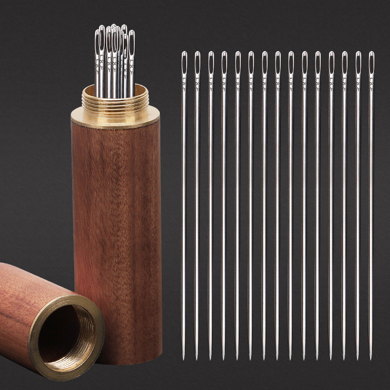 高质量缝衣服缝被子针带针筒