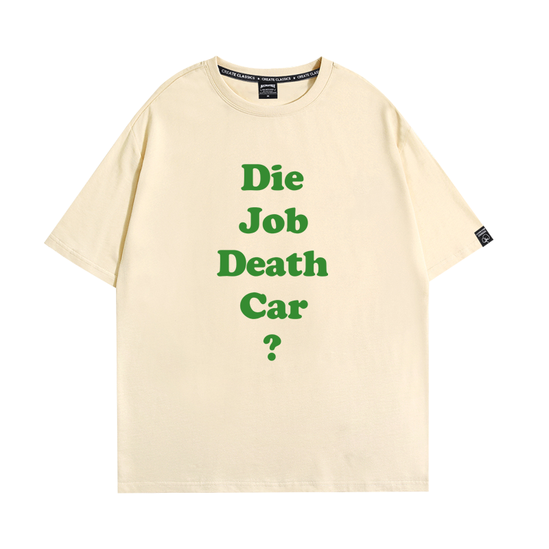 DieJobDeathCar英文短袖T恤