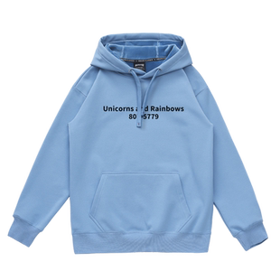 金智妮周边jennie同款衣服秋装字母卫衣女韩风chic上衣连帽衫外套